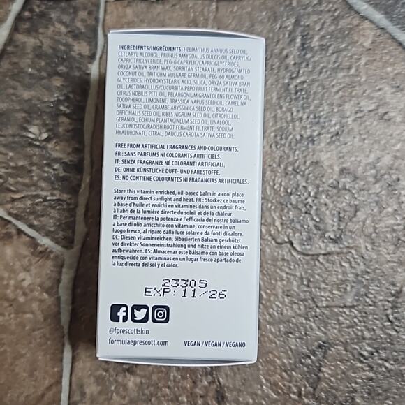 New in Box Formula Prescott Tri Balm 3 in 1 Cleanse Exfoliate Moisturizer Stick - Picture 8 of 9